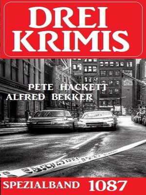 cover image of Drei Krimis Spezialband 1087